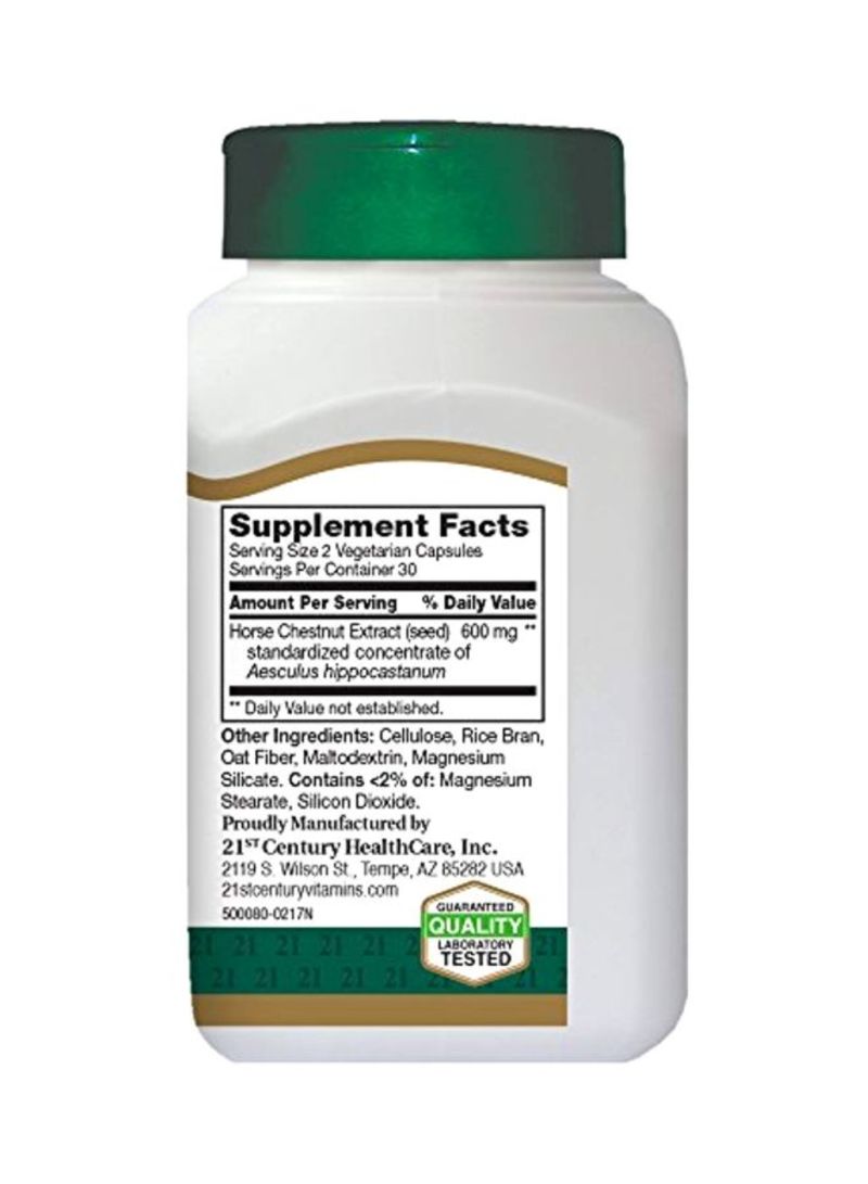 21st Century Horse Chestnut Extract Circulation Support - 60 Vegetarian Capsules - Image 4